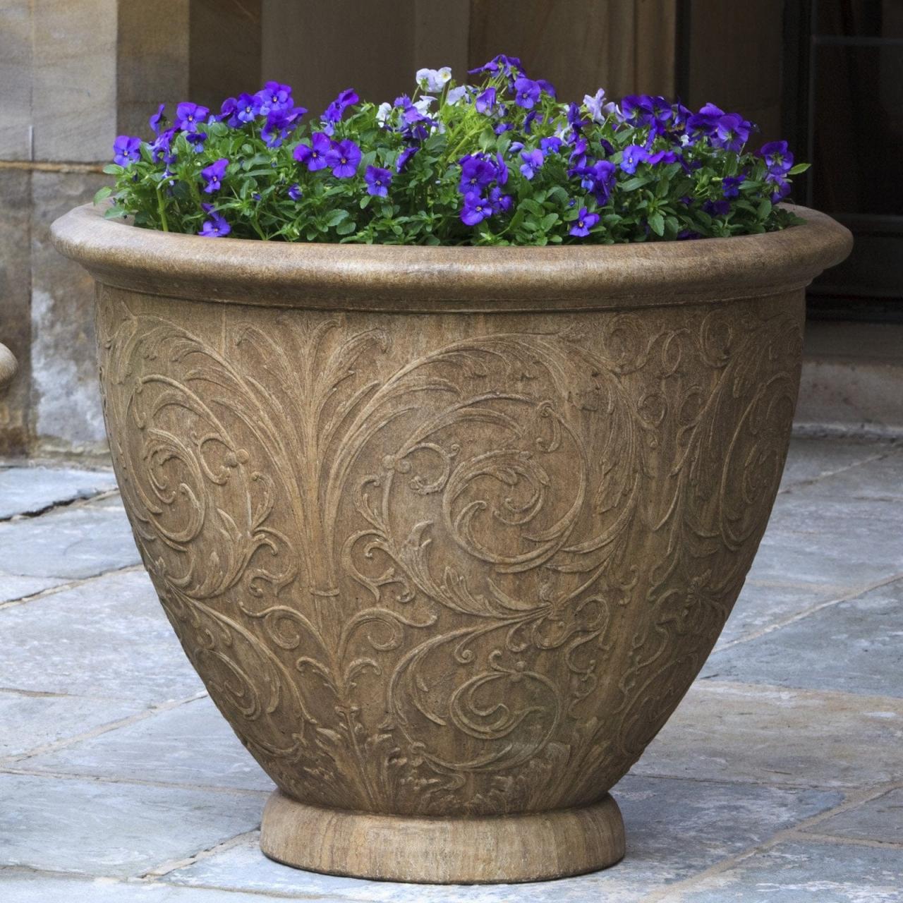 Outdoor large plant pots